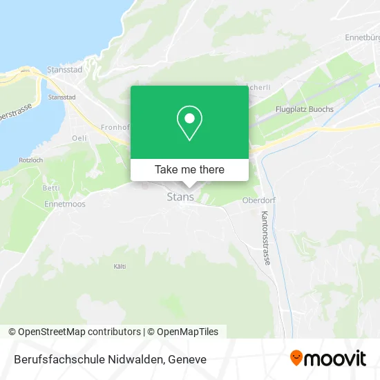 Berufsfachschule Nidwalden map