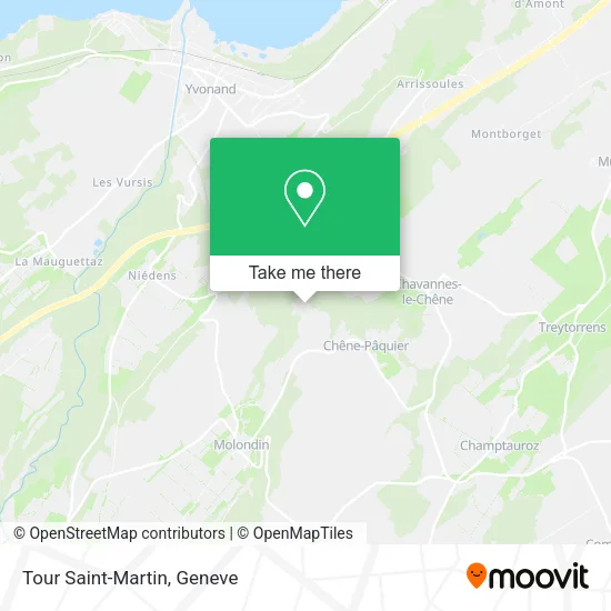 Tour Saint-Martin map