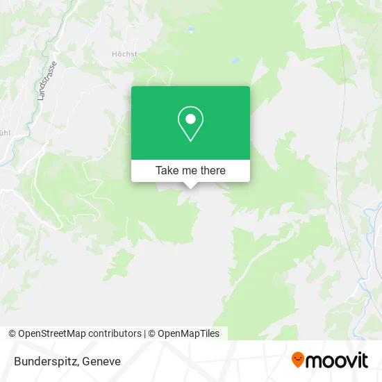 Bunderspitz map