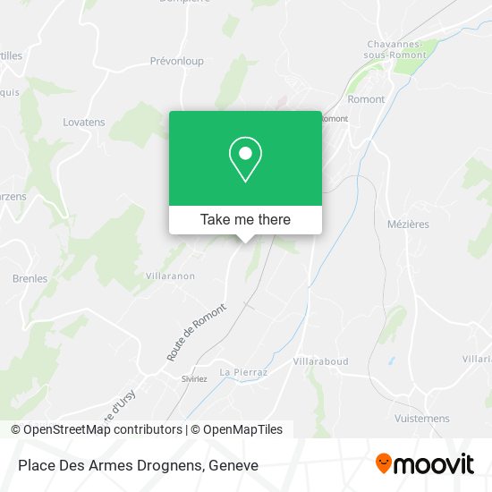 Place Des Armes Drognens map