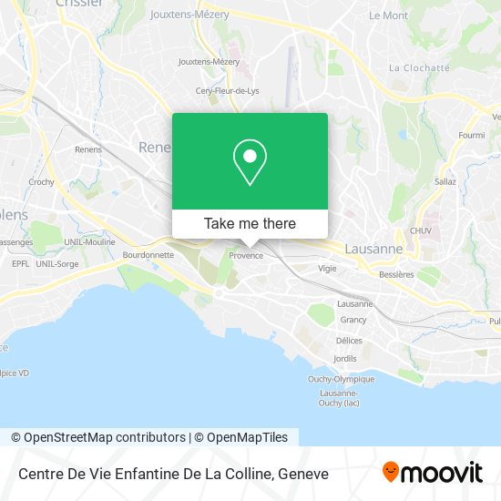 Centre De Vie Enfantine De La Colline map