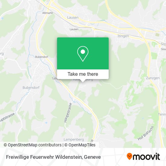 Freiwillige Feuerwehr Wildenstein map