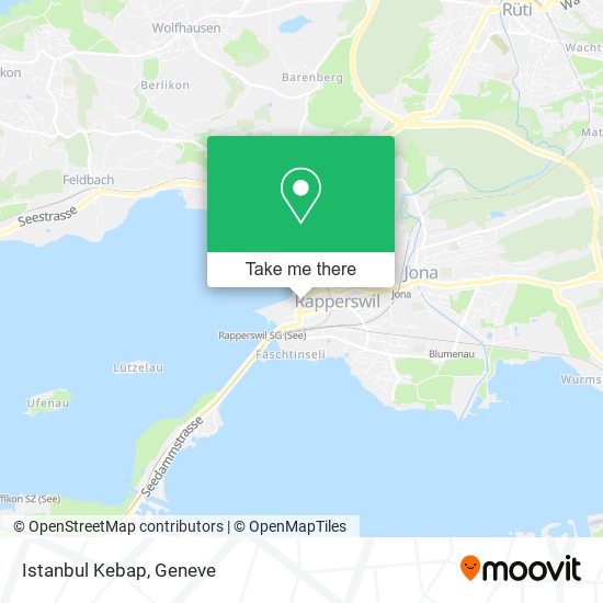 Istanbul Kebap map