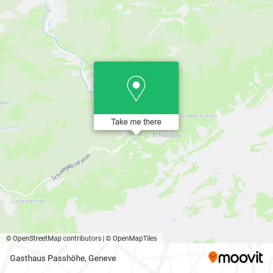 Gasthaus Passhöhe map
