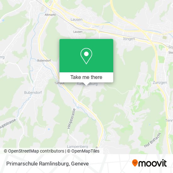 Primarschule Ramlinsburg map