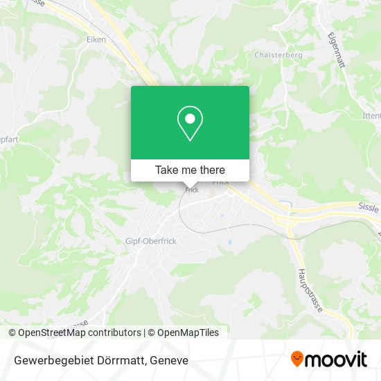 Gewerbegebiet Dörrmatt map