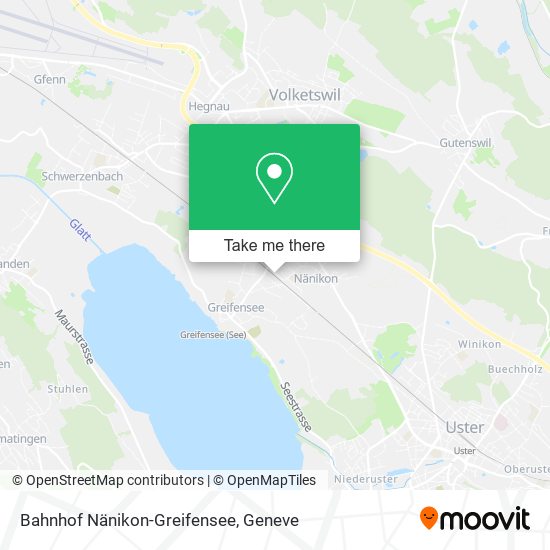 Bahnhof Nänikon-Greifensee map