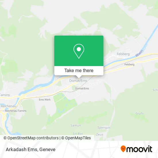 Arkadash Ems map