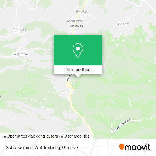 Schlossruine Waldenburg map