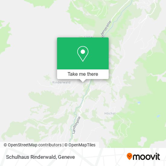 Schulhaus Rinderwald map
