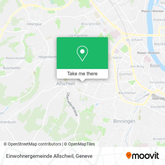 Einwohnergemeinde Allschwil map