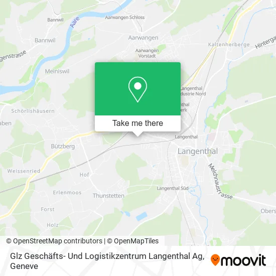 Glz Geschäfts- Und Logistikzentrum Langenthal Ag map