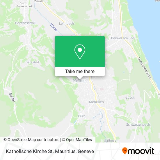 Katholische Kirche St. Mauritius map