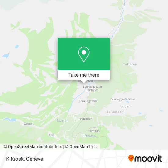 K Kiosk map