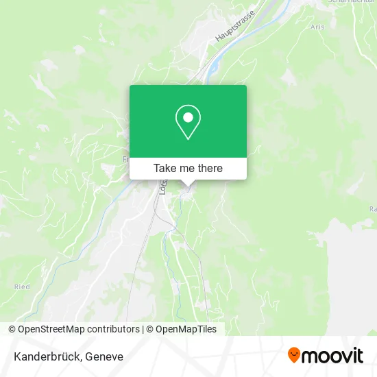Kanderbrück map
