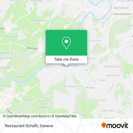 Restaurant Schäfli map