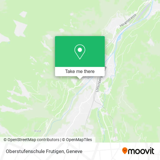 Oberstufenschule Frutigen map