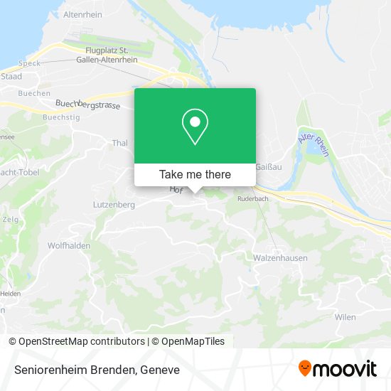 Seniorenheim Brenden map