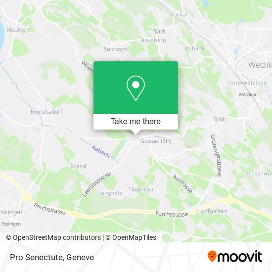 Pro Senectute map