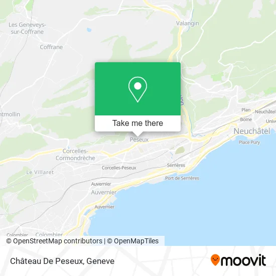 Château De Peseux map