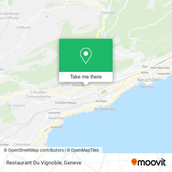 Restaurant Du Vignoble map