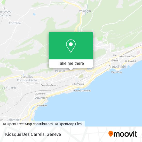 Kiosque Des Carrels map