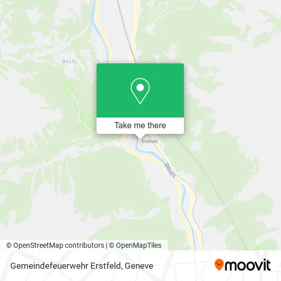 Gemeindefeuerwehr Erstfeld map