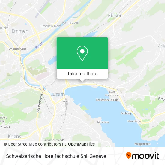 Schweizerische Hotelfachschule Shl map