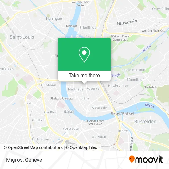 Migros map