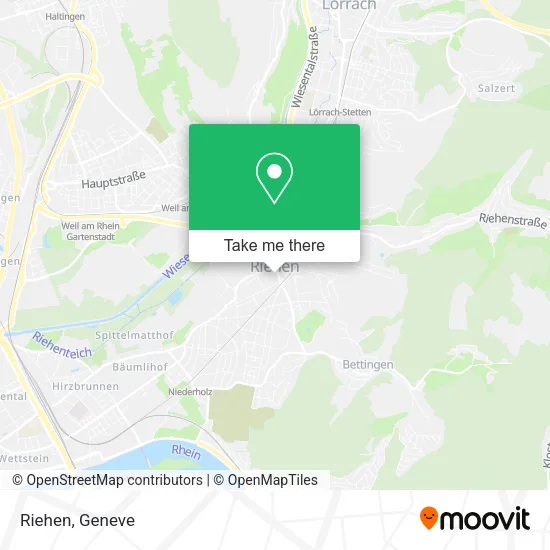 Riehen map
