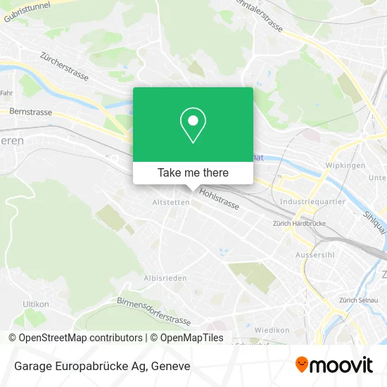 Garage Europabrücke Ag map