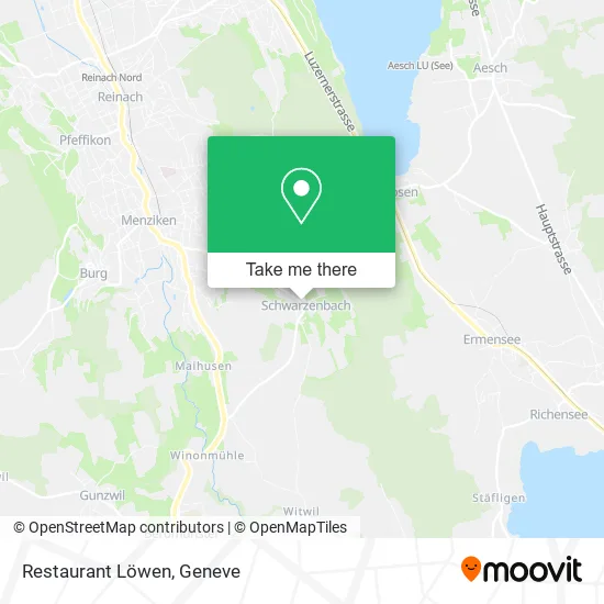 Restaurant Löwen map