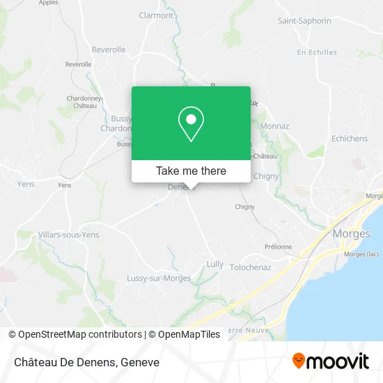 Château De Denens map
