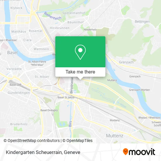 Kindergarten Scheuerrain map