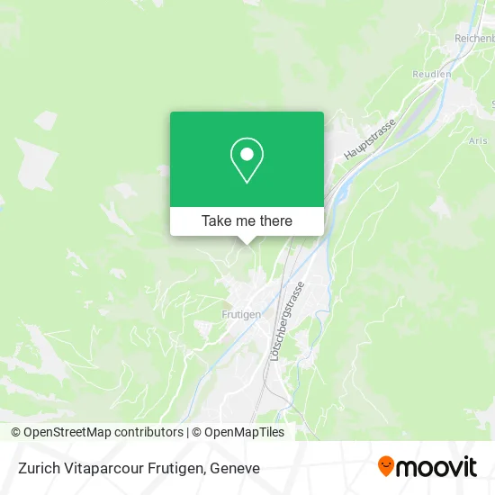 Zurich Vitaparcour Frutigen map