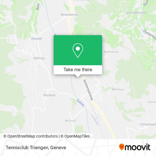 Tennisclub Triengen map
