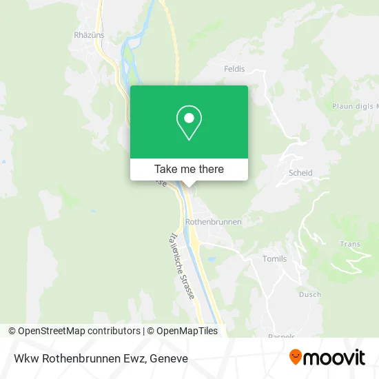 Wkw Rothenbrunnen Ewz map