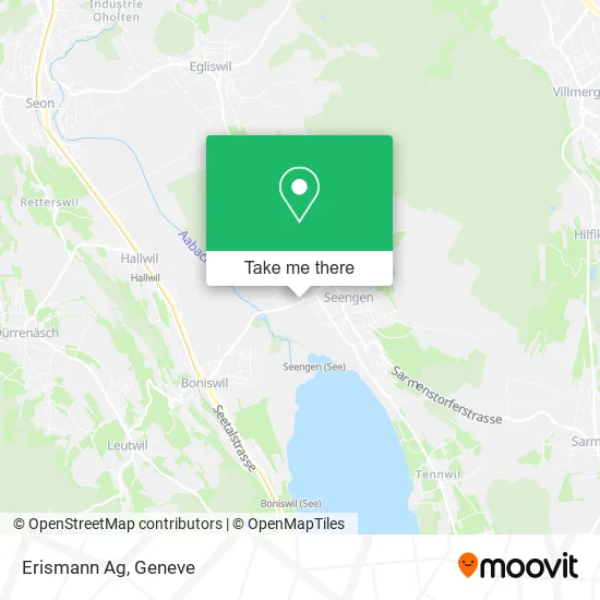 Erismann Ag map