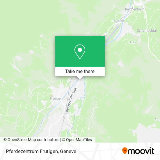 Pferdezentrum Frutigen map