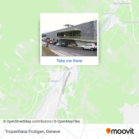 Tropenhaus Frutigen map