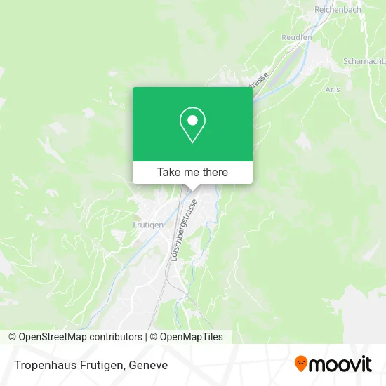 Tropenhaus Frutigen map