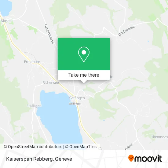 Kaiserspan Rebberg map