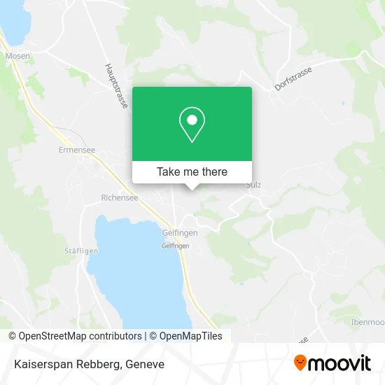 Kaiserspan Rebberg map