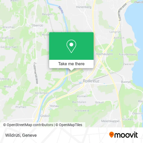 Wildrüti map