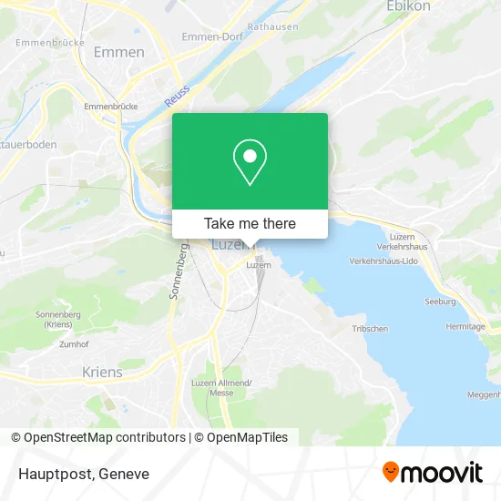 Hauptpost map