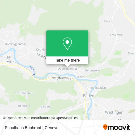 Schulhaus Bachmatt map