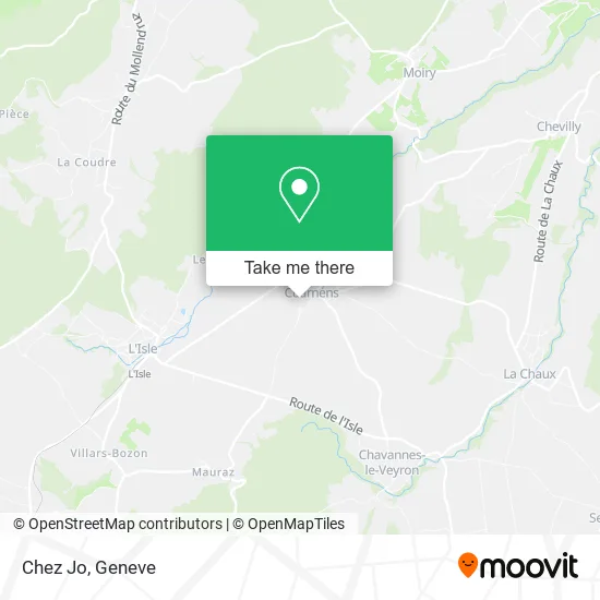 Chez Jo map