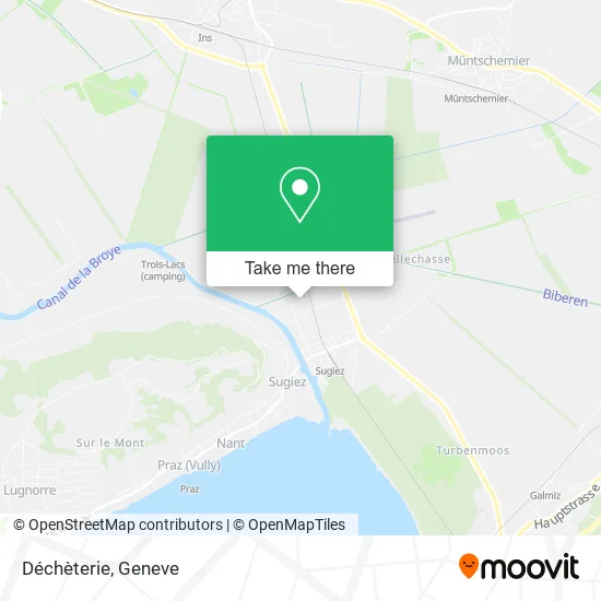 Déchèterie map