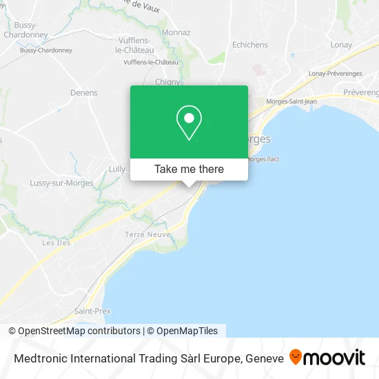 Medtronic International Trading Sàrl Europe map