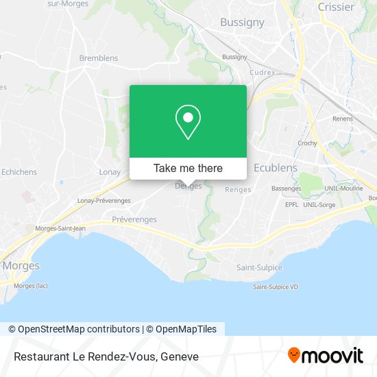 Restaurant Le Rendez-Vous map